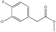 Methyl 3-chloro-4-fluorophenylacetate 구조식 이미지