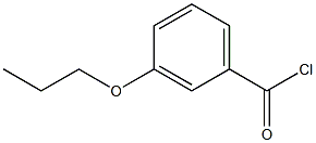 3-propoxybenzoyl chloride Structure