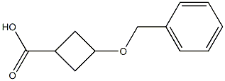 Cyclobutanecarboxylic acid, 3-(phenylmethoxy)- 구조식 이미지