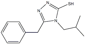 5-Benzyl-4-isobutyl-4H-[1,2,4]triazole-3-thiol Structure