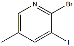 2-Bromo-3-iodo-5-picolin Structure