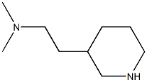 N,N-Dimethyl-2-(3-piperidinyl)-1-ethanamine Structure