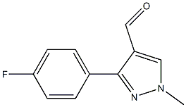 3-(4-Fluoro-phenyl)-1-methyl-1H-pyrazole-4-carbaldehyde Structure