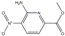 Methyl 6-amino-5-nitro-2-pyridinecarboxylate 구조식 이미지