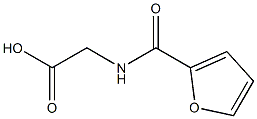 2-(2-Furoylamino)acetic acid Structure