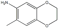 7-Methyl-2,3-dihydro-benzo[1,4]dioxin-6-ylamine Structure