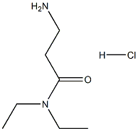 3-Amino-N,N-diethylpropanamide hydrochloride 구조식 이미지