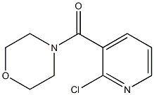 (2-Chloro-3-pyridinyl)(4-morpholinyl)methanone 구조식 이미지
