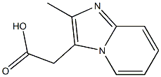 (2-Methyl-imidazo[1,2-a]pyridin-3-yl)-acetic acid 구조식 이미지