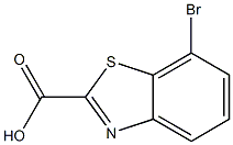 7-bromo-2-benzthiazolecarboxylicacid 구조식 이미지