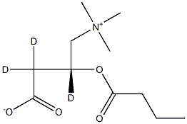 (R)-Butyryl Carnitine-d3 Structure