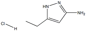 3-Amino-5-ethyl-1H-pyrazole hydrochloride Structure