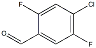 2,5-Difluoro-4-chlorobenzaldehyde 구조식 이미지