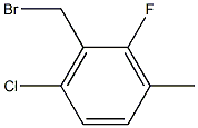 2-Fluoro-3-methyl-6-Chlorobenzyl bromide 구조식 이미지