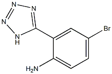 4-Bromo-2-(1H-tetrazol-5-yl)-phenylamine 구조식 이미지