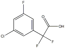 3-Chloro-5-trifluorophenylacetic acid 구조식 이미지