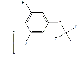 3.5-bistrifluoromethoxybromobenzene 구조식 이미지
