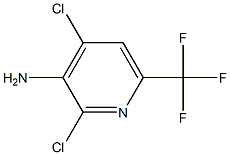 3-Amino-2,4-dichloro-6-(trifluoromethyl)pyridine 구조식 이미지