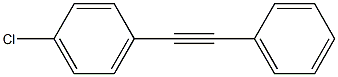 1-Chloro-4-(phenylethynyl)benzene 구조식 이미지