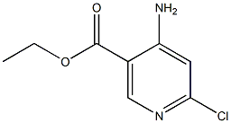 4-Amino-6-chloro-nicotinic acid ethyl ester Structure