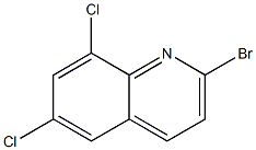 2-bromo-6,8-dichloroquinoline 구조식 이미지