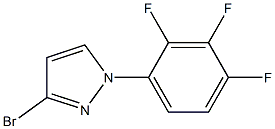 3-bromo-1-(2,3,4-trifluorophenyl)-1H-pyrazole 구조식 이미지