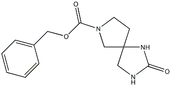 benzyl 2-oxo-1,3,7-triazaspiro[4.4]nonane-7-carboxylate 구조식 이미지