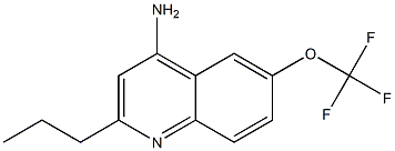 4-Amino-2-propyl-6-trifluoromethoxyquinoline Structure