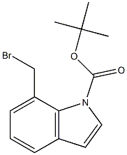 tert-butyl 7-(bromomethyl)-1H-indole-1-carboxylate Structure