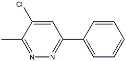 4-chloro-3-methyl-6-phenylpyridazine Structure