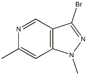 3-bromo-1,6-dimethyl-1H-pyrazolo[4,3-c]pyridine Structure