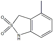 4-methyl-1,3-dihydro-2,1-benzisothiazole 2,2-dioxide 구조식 이미지