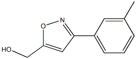 [3-(3-methylphenyl)isoxazol-5-yl]methanol 구조식 이미지