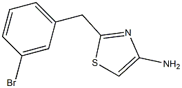 2-(3-bromobenzyl)-1,3-thiazol-4-amine 구조식 이미지