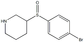 3-(4-Bromo-benzenesulfinyl)-piperidine Structure