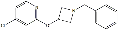 2-(1-benzylazetidin-3-yloxy)-4-chloropyridine Structure