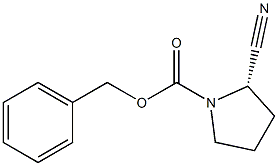 (S)-benzyl 2-cyanopyrrolidine-1-carboxylate Structure