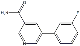 5-(3-fluorophenyl)pyridine-3-carboxamide Structure