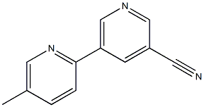 5-(5-methylpyridin-2-yl)pyridine-3-carbonitrile 구조식 이미지