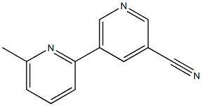 5-(6-methylpyridin-2-yl)pyridine-3-carbonitrile 구조식 이미지