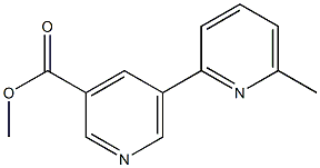 methyl 5-(6-methylpyridin-2-yl)pyridine-3-carboxylate 구조식 이미지