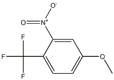 2-Nitro-4-methoxybenzotrifluoride 구조식 이미지