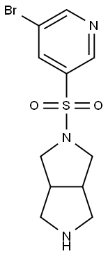 2-(5-broMopyridin-3-ylsulfonyl)octahydropyrrolo[3,4-c]pyrrole Structure