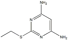 2-(Ethylthio)pyrimidine-4,6-diamine 구조식 이미지