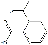 3-Acetyl-2-pyridinecarboxylic acid Structure