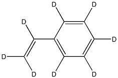 Styrene-D8, polymerised. >98 Atom % D 구조식 이미지