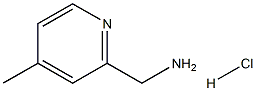 (4-Methylpyridin-2-yl)methylamine hydrochloride 구조식 이미지