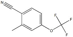 2-Cyano-5-(trifluoromethoxy)toluene Structure