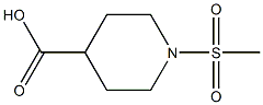 1-(Methylsulphonyl)piperidine-4-carboxylic acid Structure