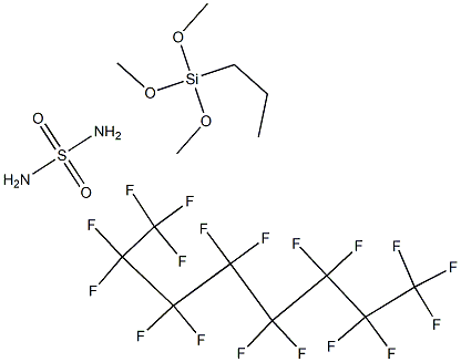 Perfluorooctane sulfaMide Propyl TriMethoxy silane Structure